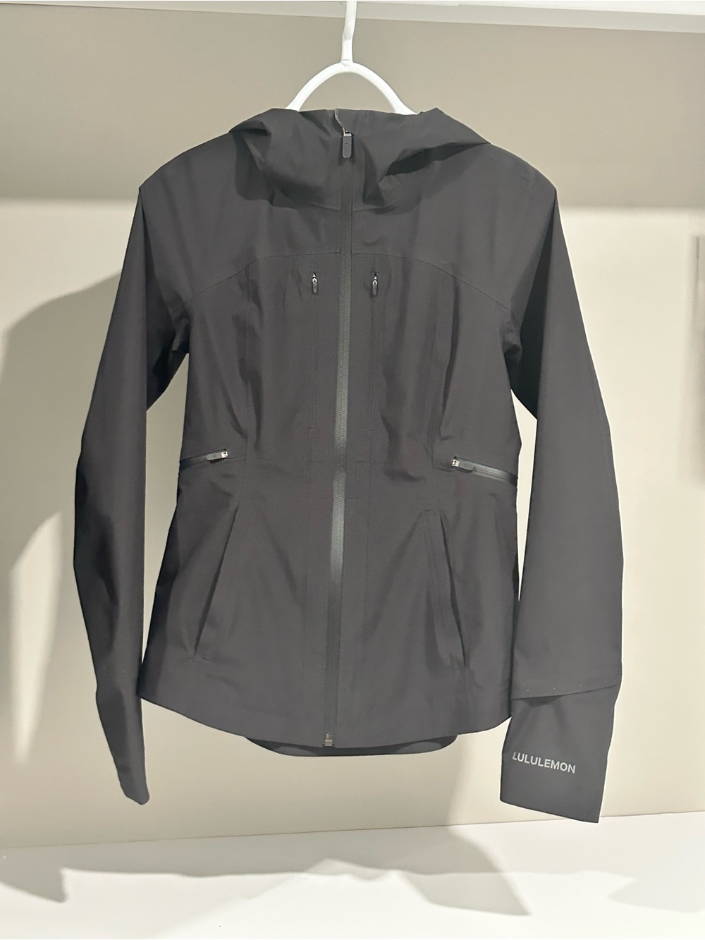 lululemon athletica Women's Black Hooded Shell Jacket